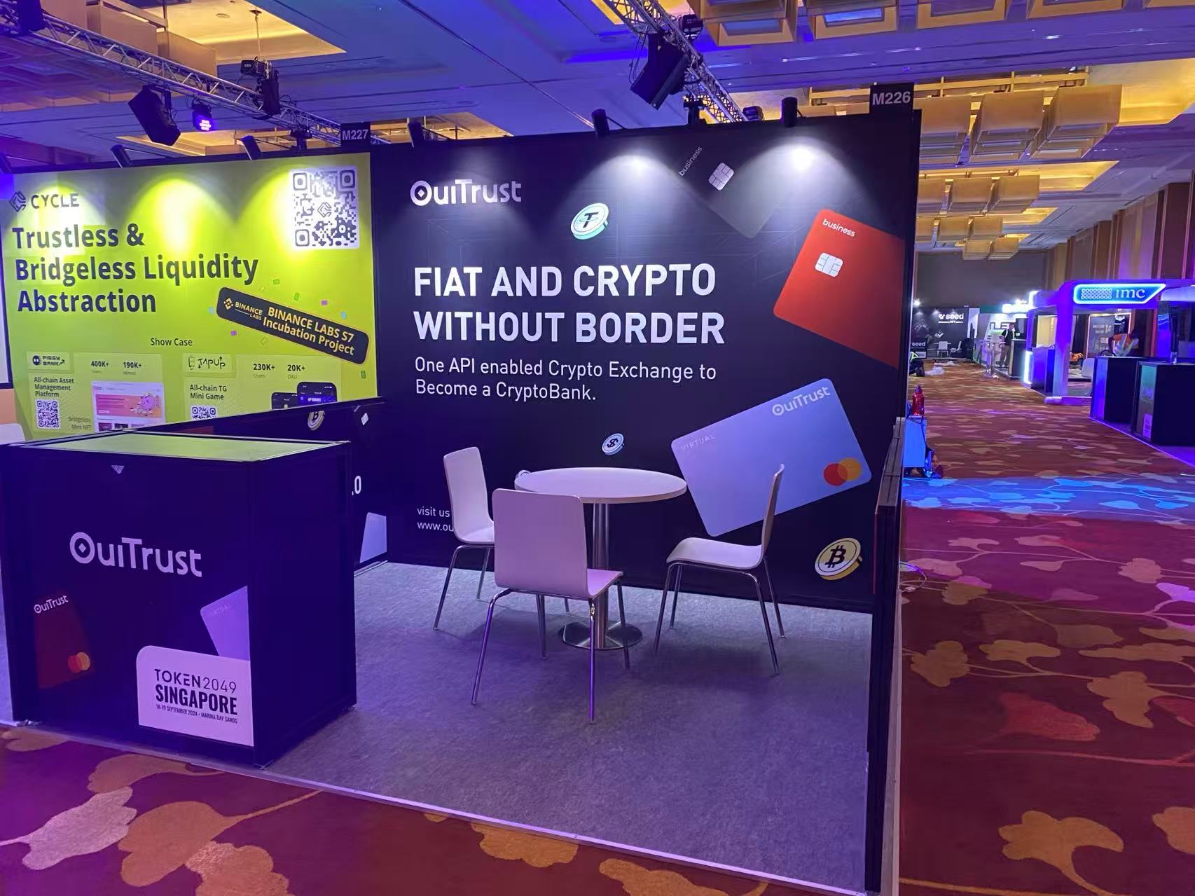 TOKEN2049 Singapore 展位现场